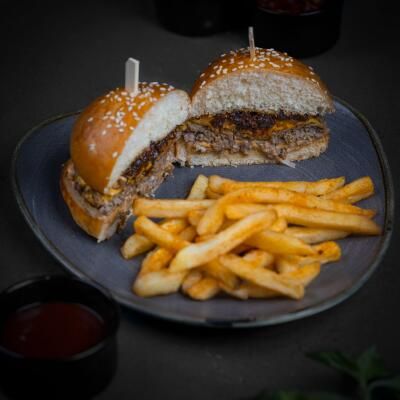 OLIO beef burger